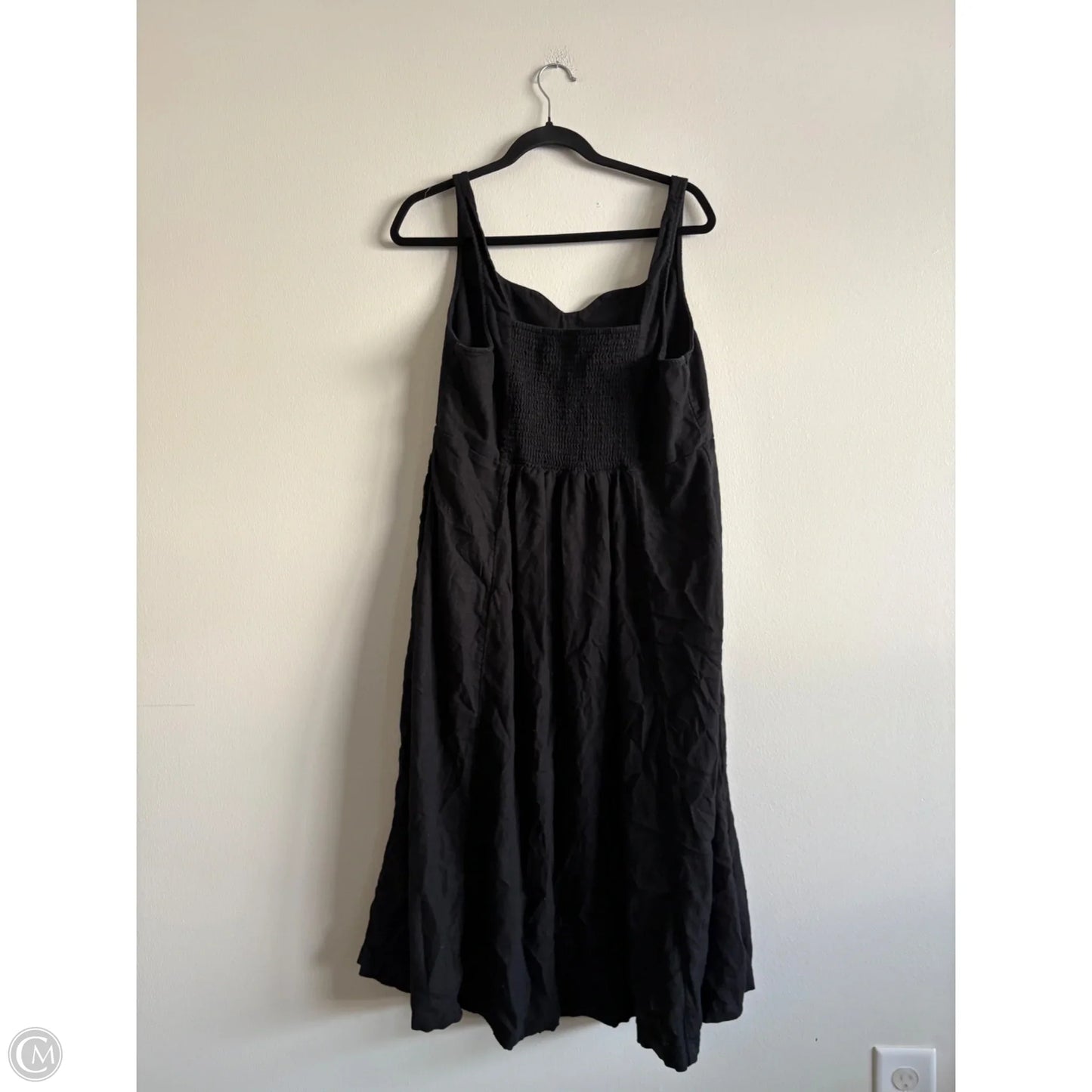 Dress Casual Midi By Old Navy In Black, Size: Xl