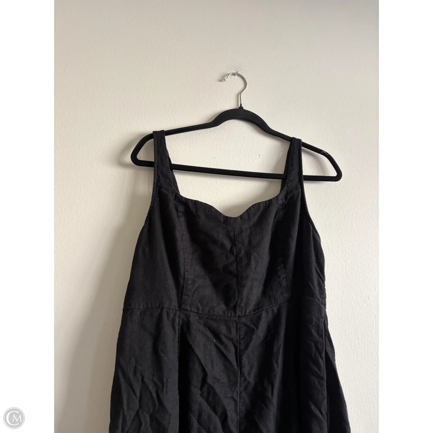 Dress Casual Midi By Old Navy In Black, Size: Xl