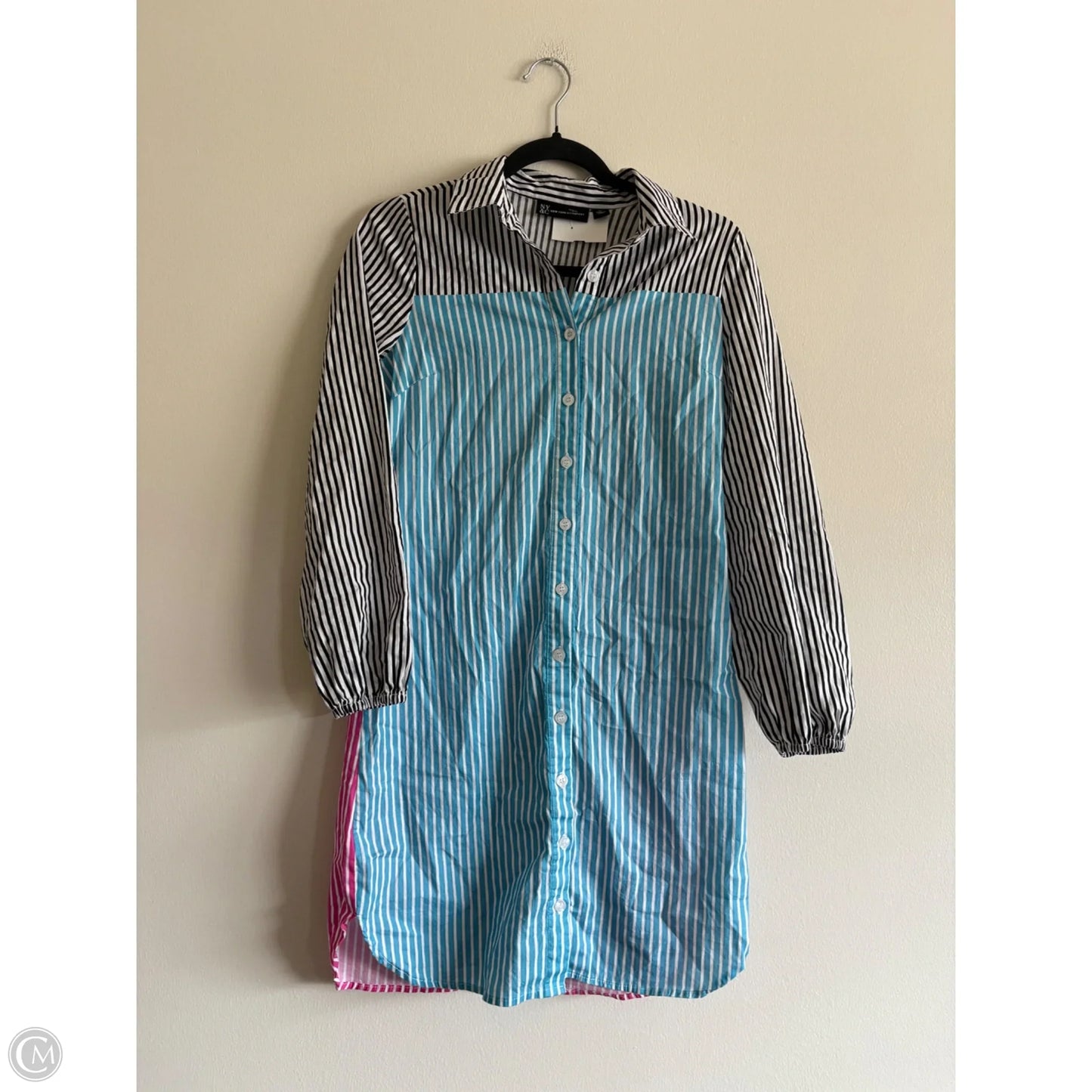 Dress Casual Short By New York And Co In Striped Pattern, Size: Xs