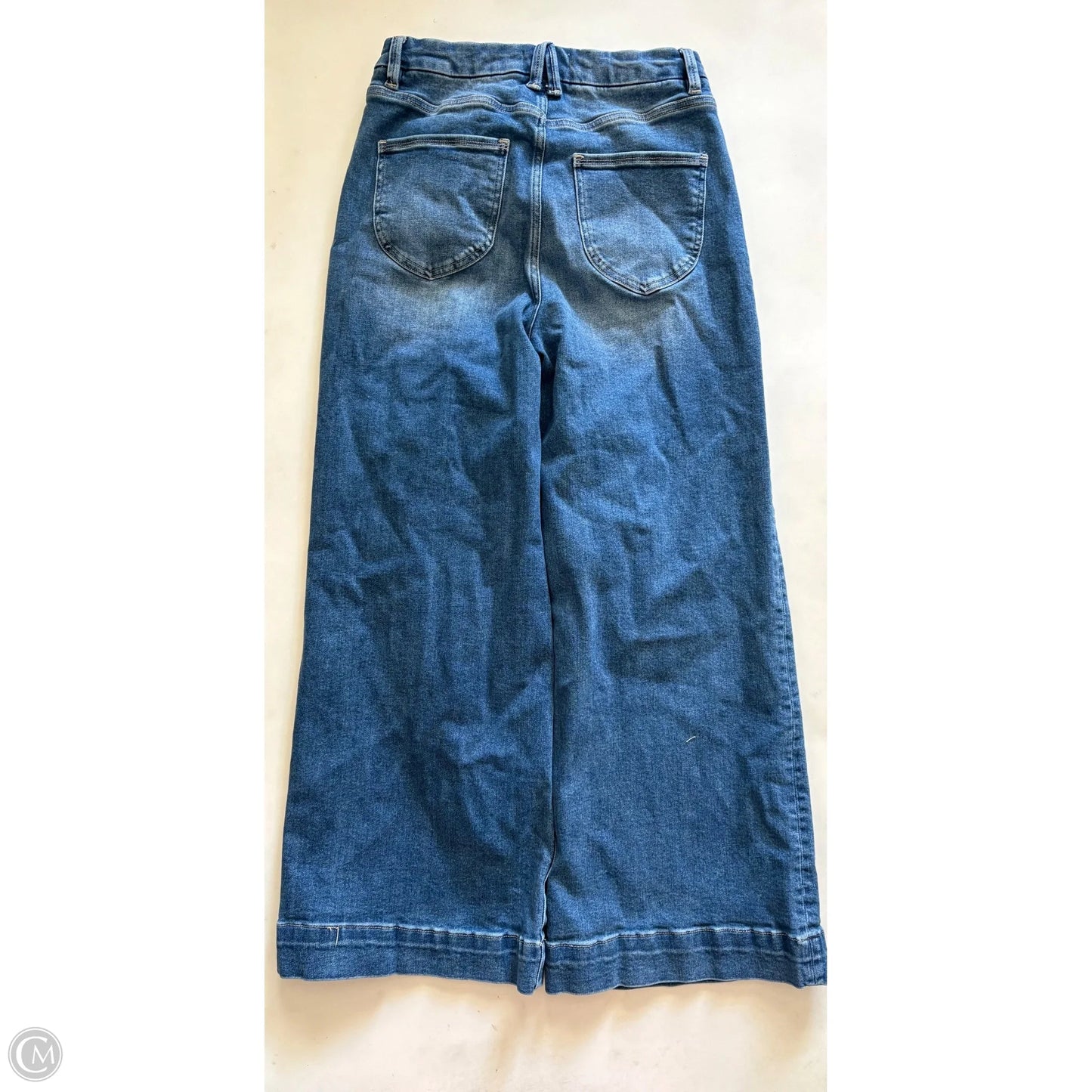 Jeans Wide Leg By MOCO BOUTIQUE In Blue, Size: 8