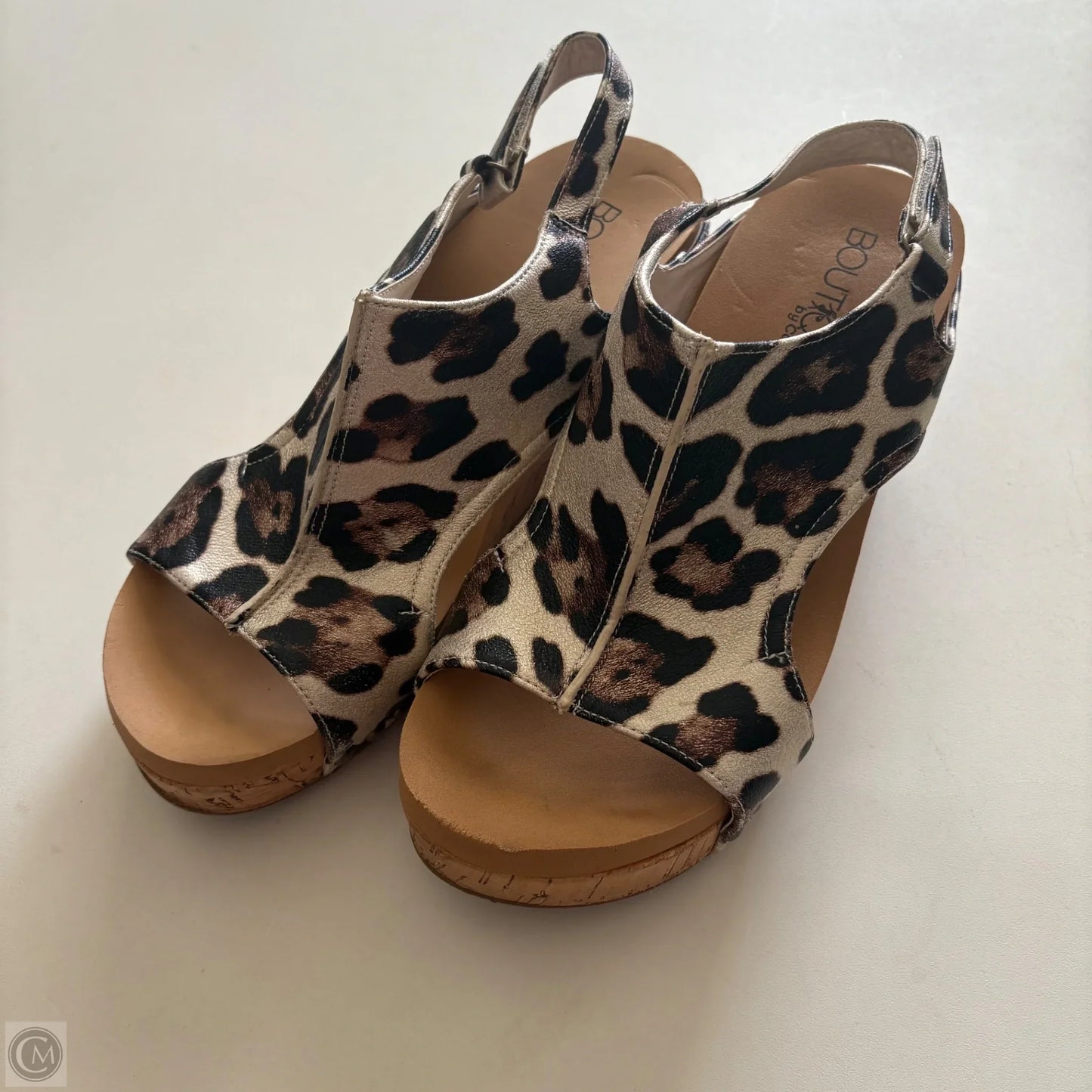 Shoes Heels Wedge By BOUTIQUE BY CORKYS In Animal Print, Size: 9