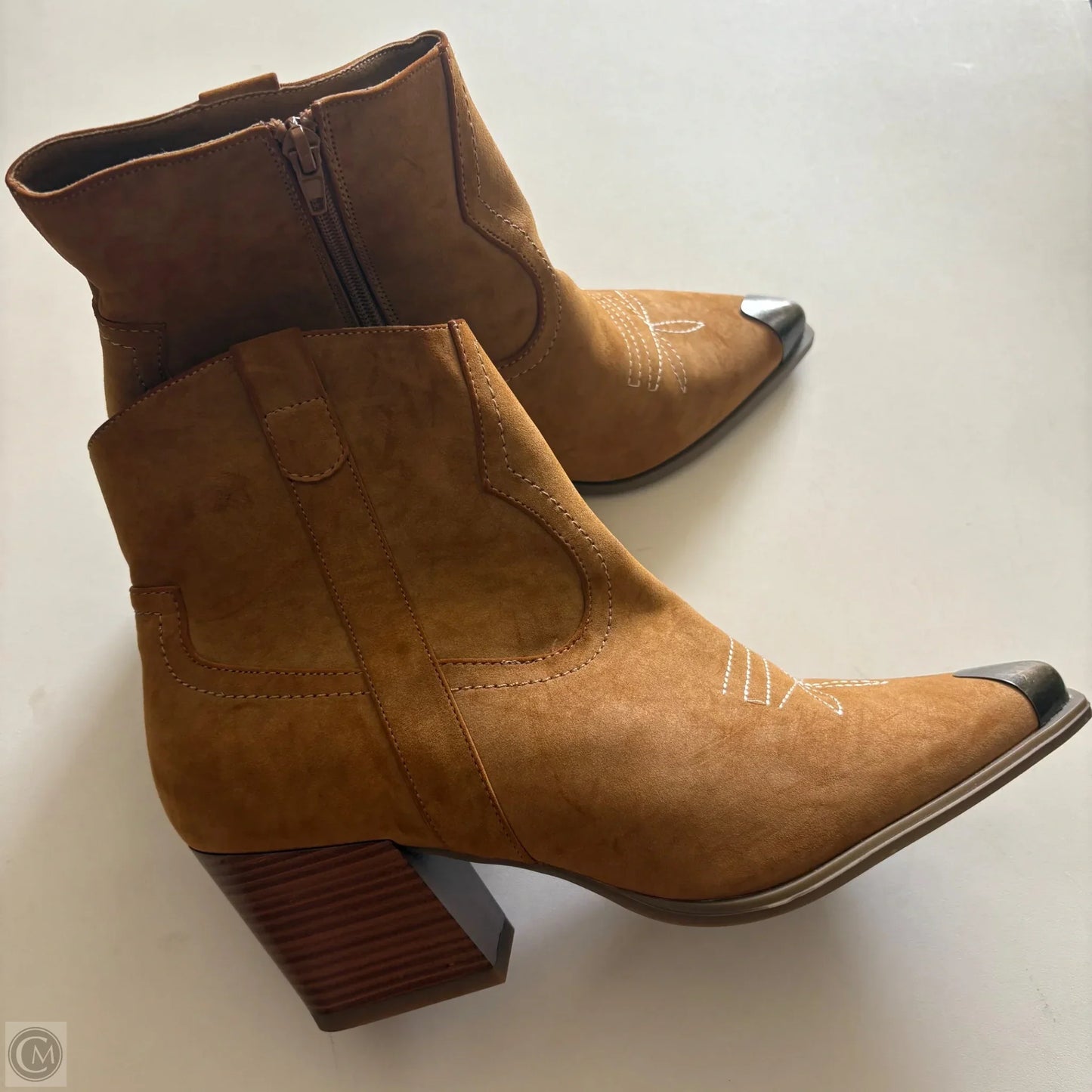 Boots Western By SOPHIA TAYLOR In Tan, Size: 12