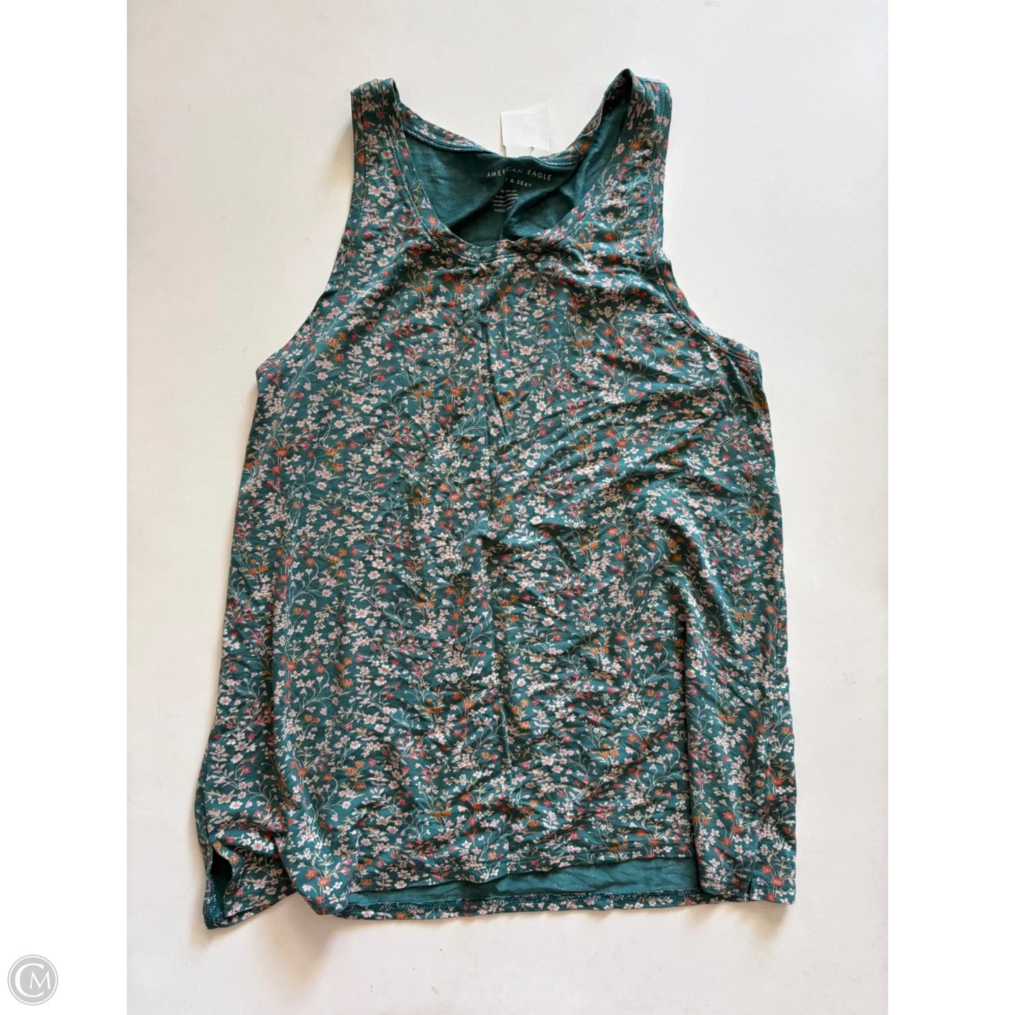 Tank Top By American Eagle In Teal, Size: M