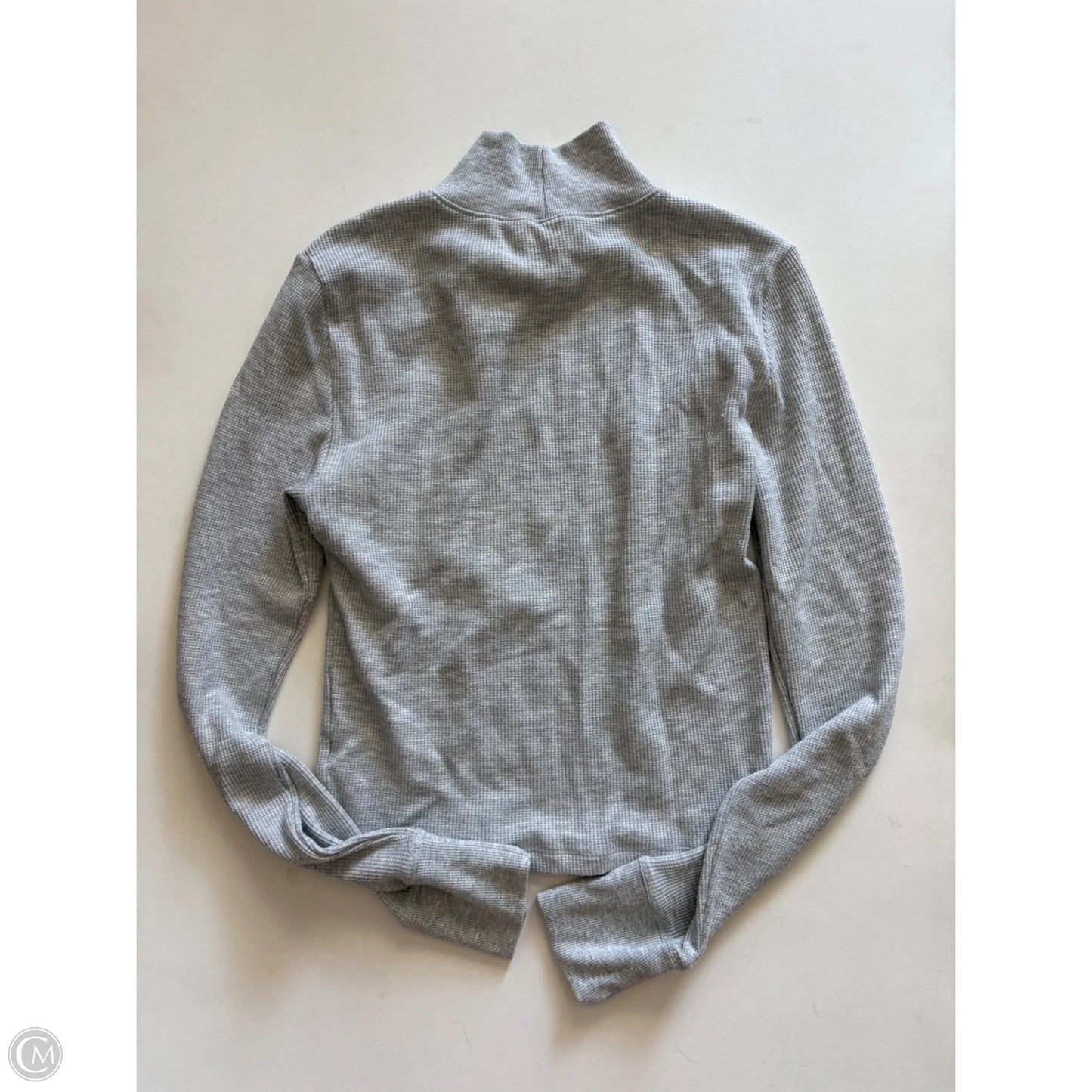 Sweater Short Sleeve By American Eagle In Grey, Size: M