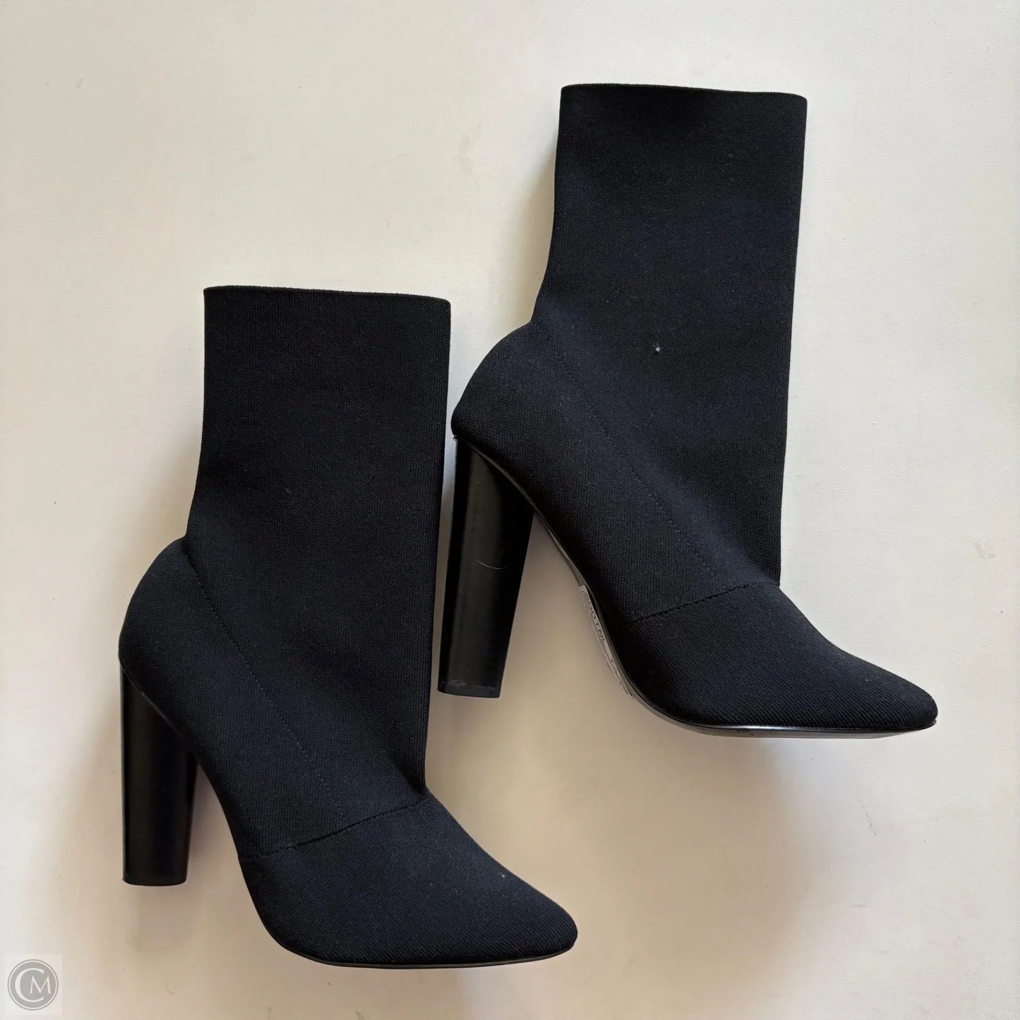 Boots Ankle Heels By Steve Madden In Black, Size: 10