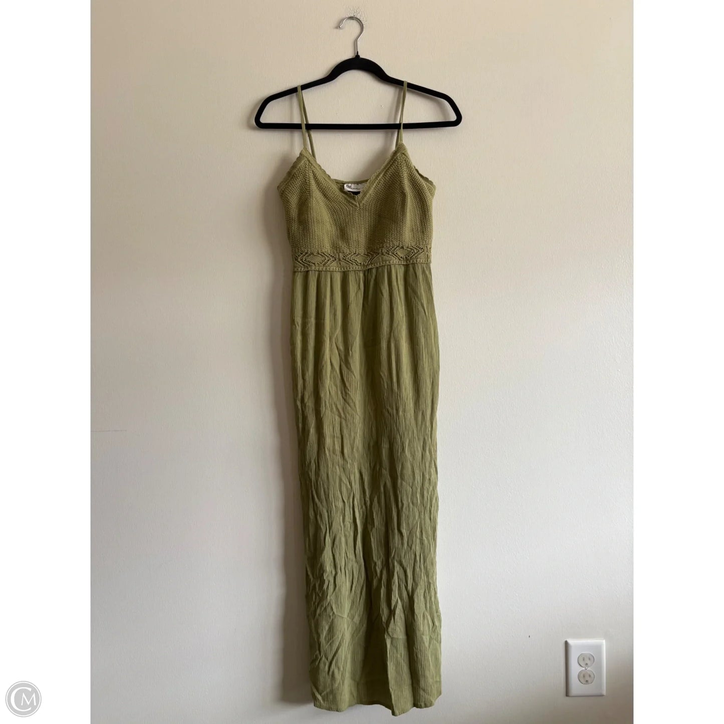 Dress Casual Maxi By No Boundaries In Green, Size: L