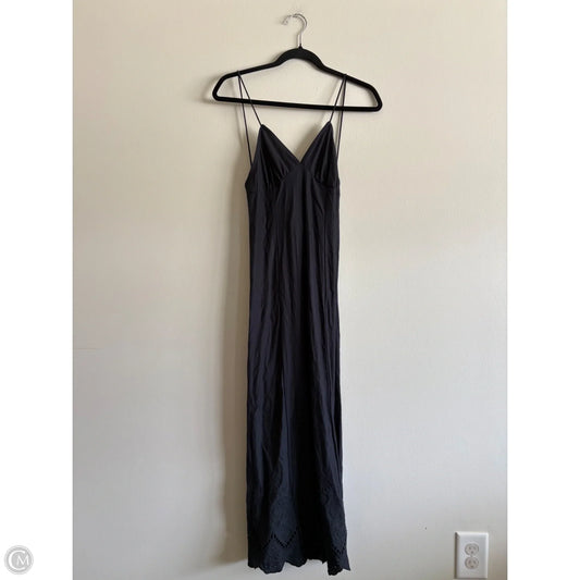 Dress Casual Maxi By Zara In Navy, Size: S