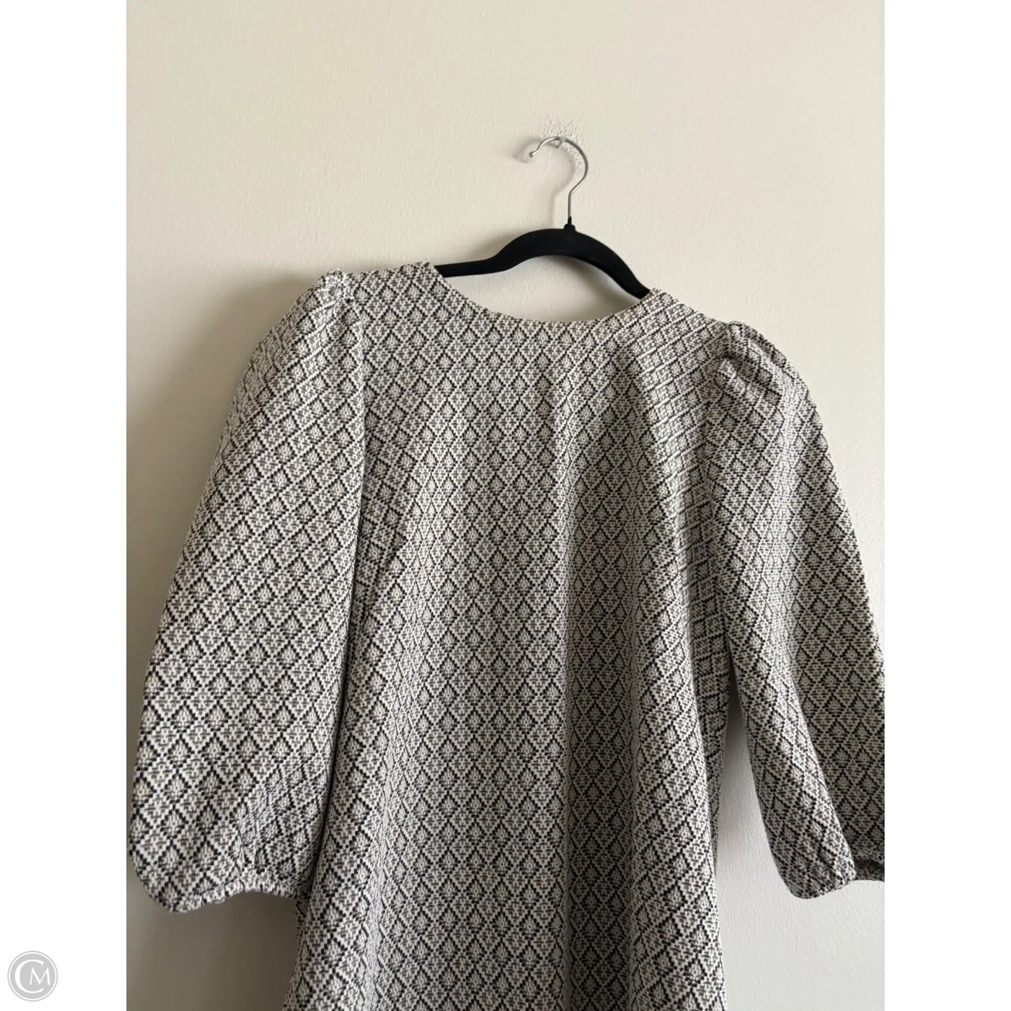Dress Work By Loft In Black & White, Size: S