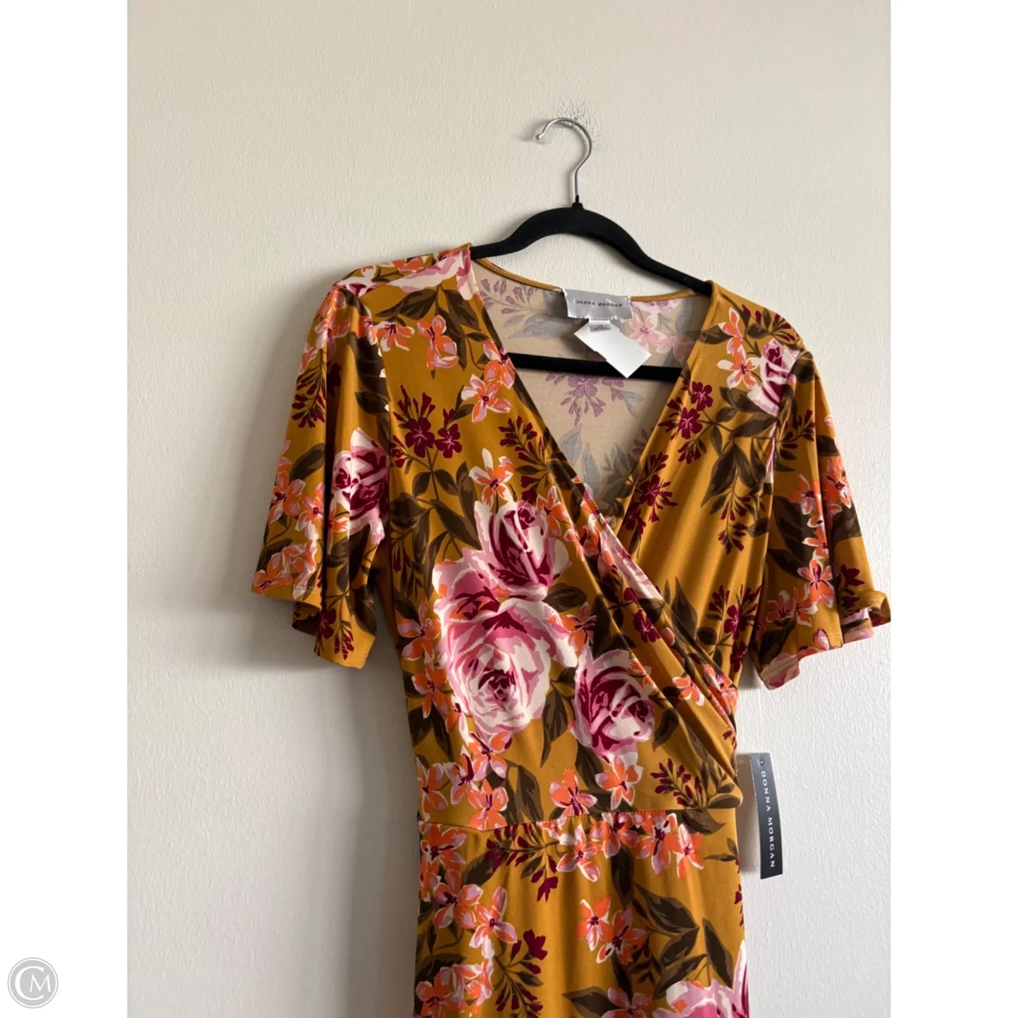 Dress Casual Midi By Donna Morgan In Floral Print, Size: 14