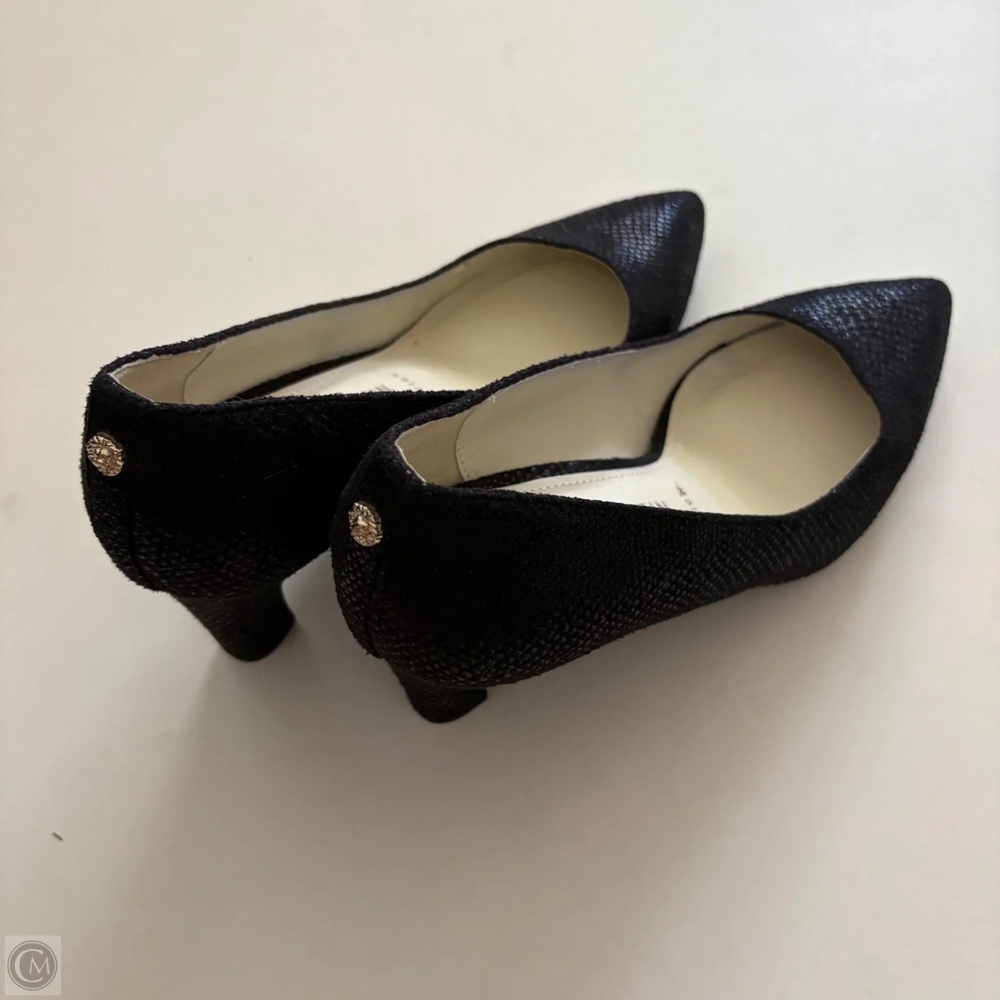 Shoes Heels Kitten By Anne Klein In Black, Size: 8.5