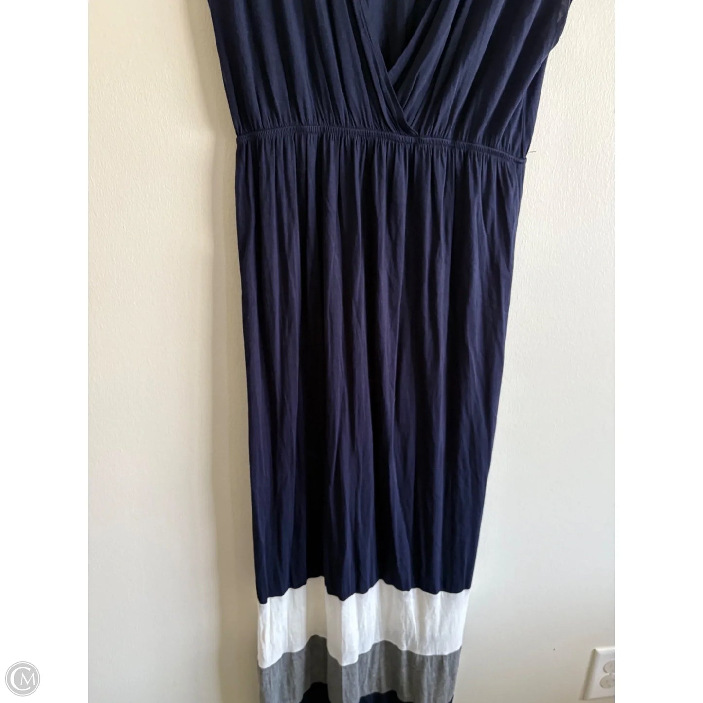 Dress Casual Maxi By Pink Rose In Navy, Size: L