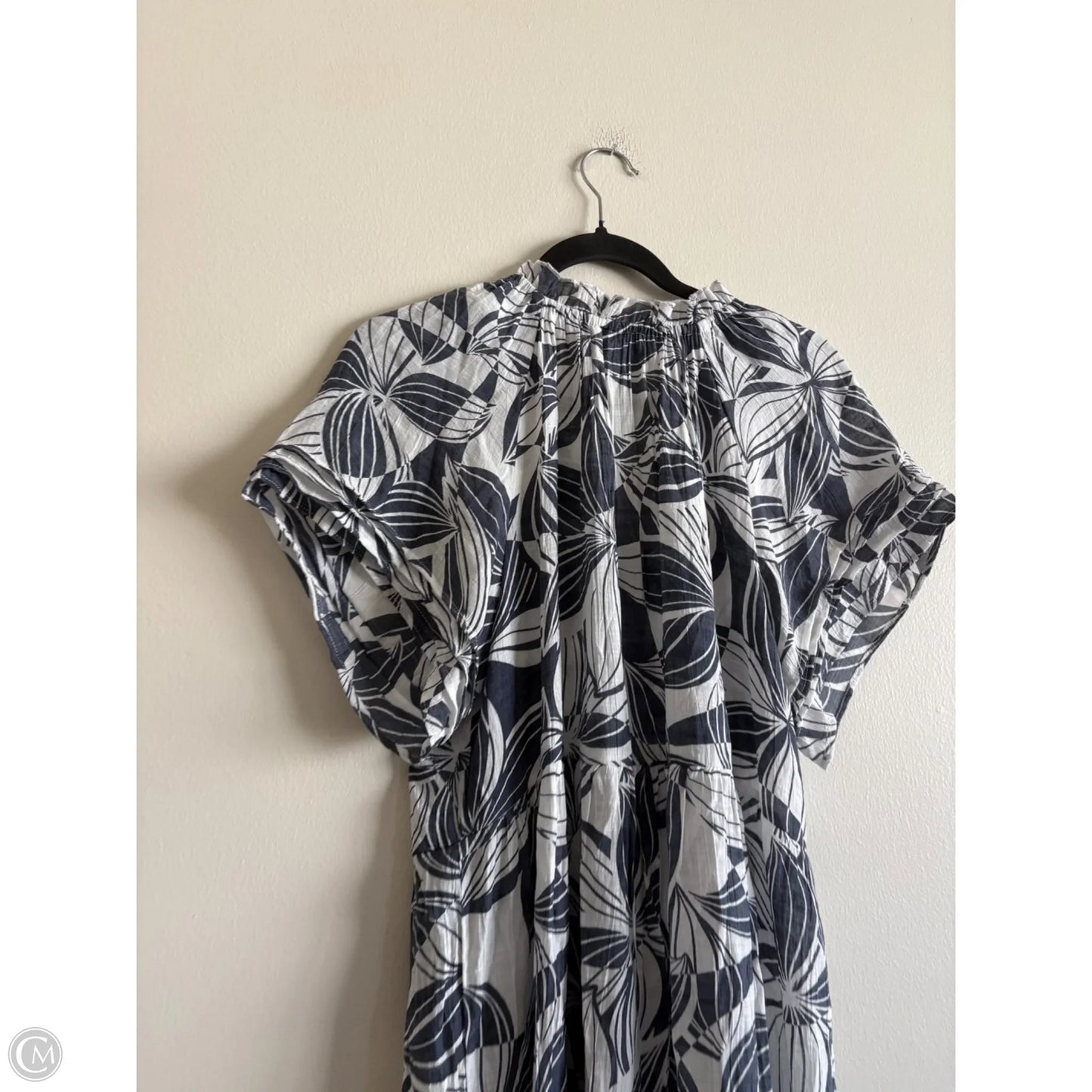 Dress Casual Midi By Sharagano In Blue, Size: Lp