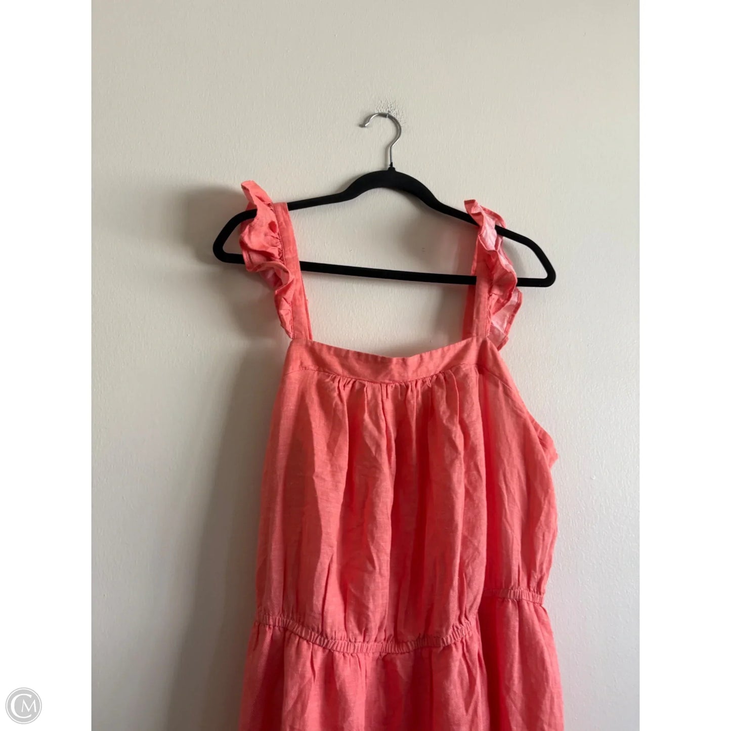 Dress Casual Midi By Old Navy In Coral, Size: Xl