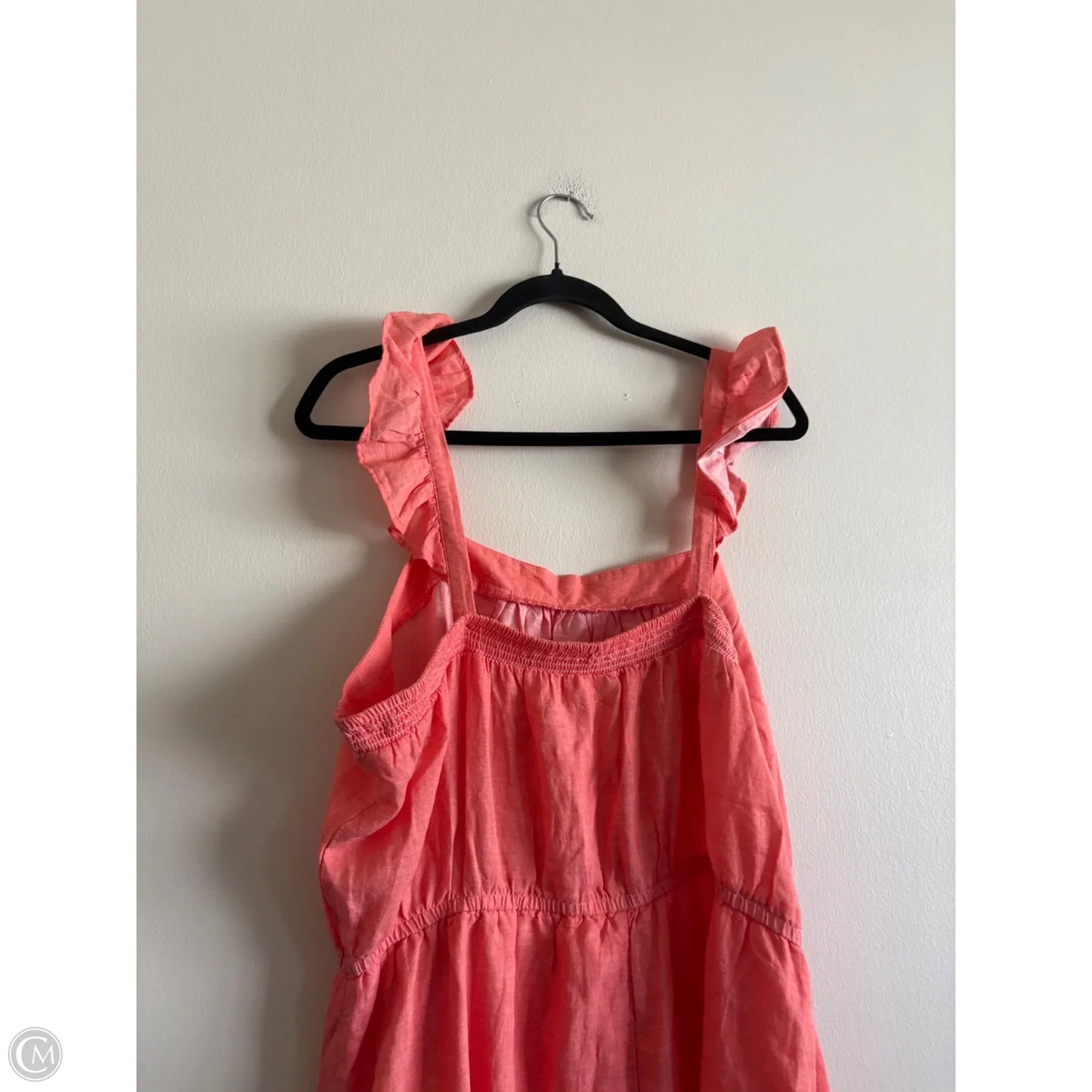 Dress Casual Midi By Old Navy In Coral, Size: Xl