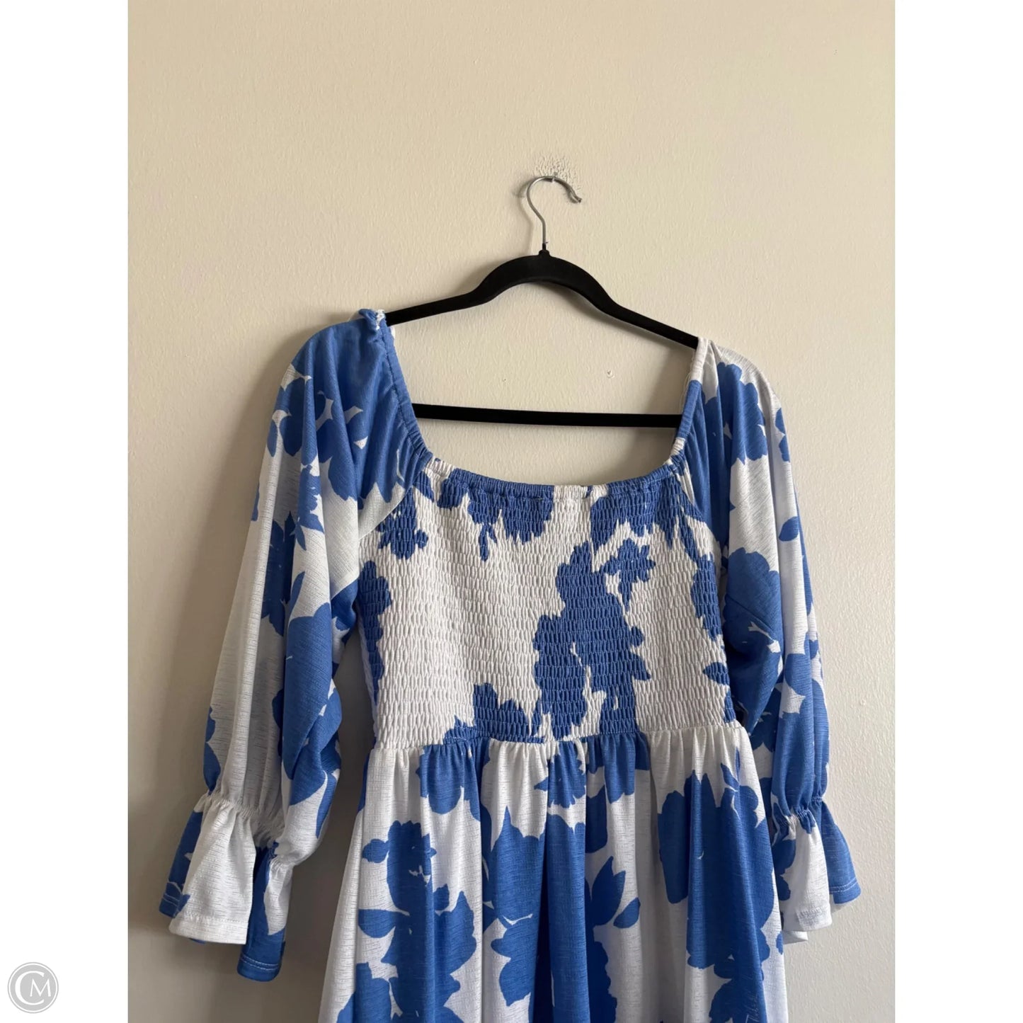 Dress Casual Midi By Sugar Lips In Blue, Size: S