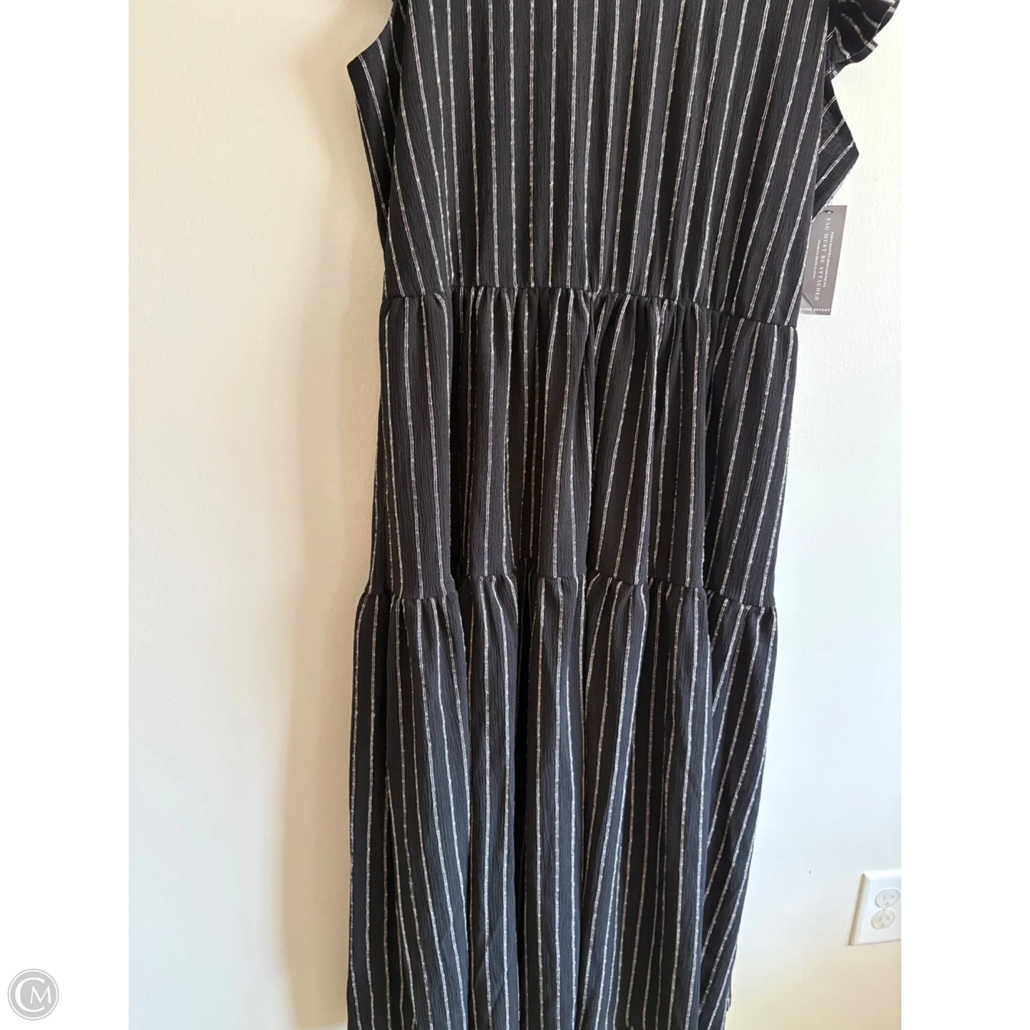 Dress Casual Maxi By Lane Bryant In Black, Size: 18