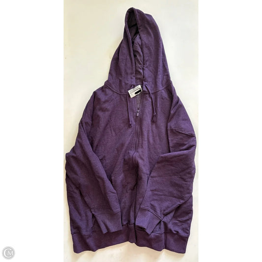 Jacket Other By Terra & Sky In Purple, Size: 3x