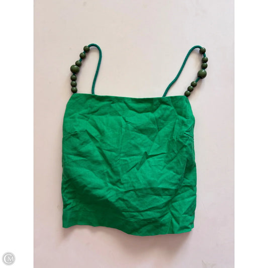 Top Sleeveless By EVIAN In Green, Size: S