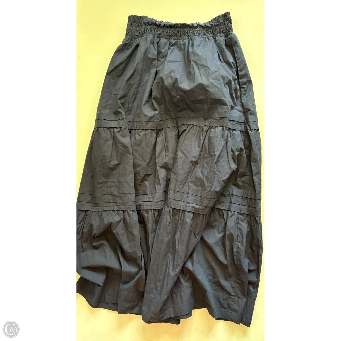 Skirt Maxi By Quince In Navy, Size: M