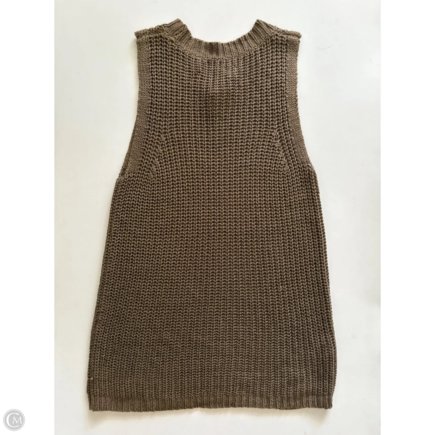 Sweater Short Sleeve By Loft In Green, Size: S