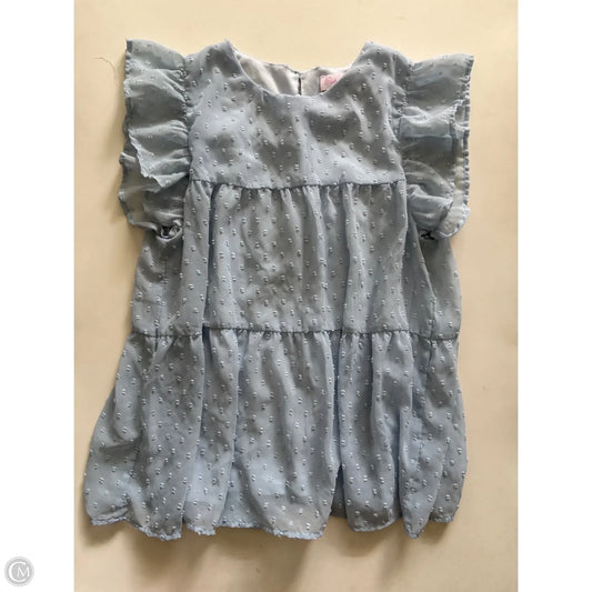 Top Sleeveless By Pink Lily In Blue, Size: M