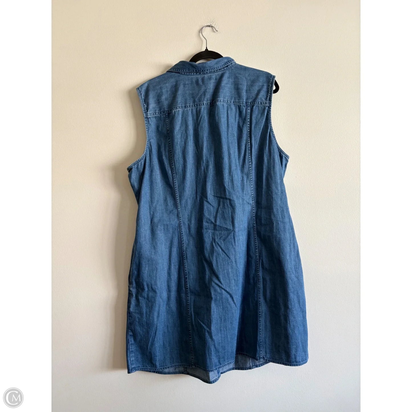 Dress Casual Short By Banana Republic In Blue Denim, Size: Xxl