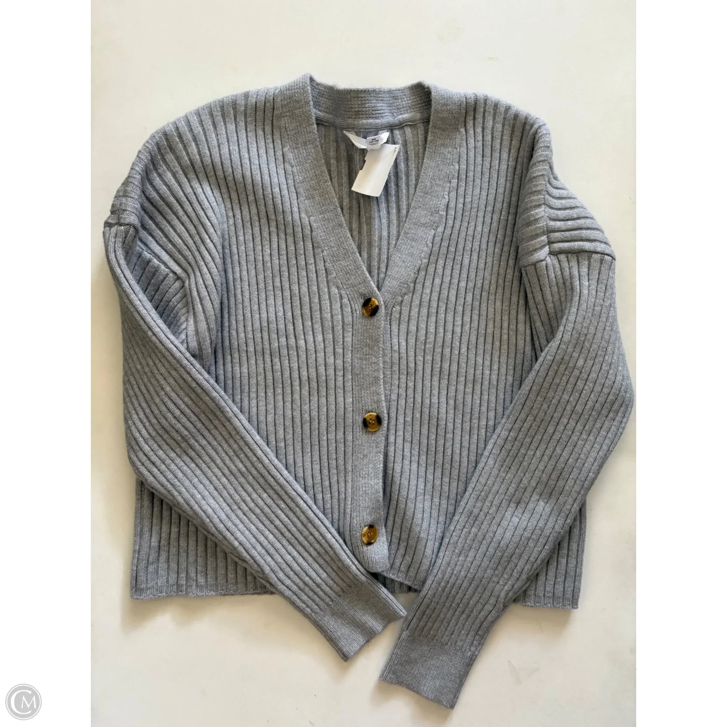 Cardigan By Time And Tru In Grey, Size: Xl