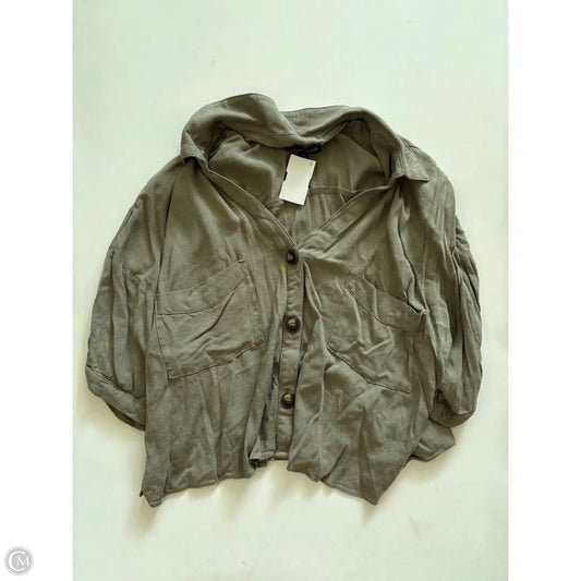 Top Short Sleeve By Moa Moa In Green, Size: Xl