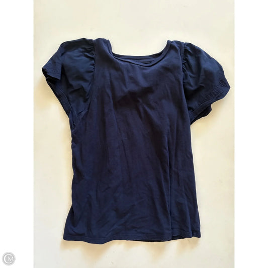 Top Short Sleeve By Maurices In Navy, Size: S