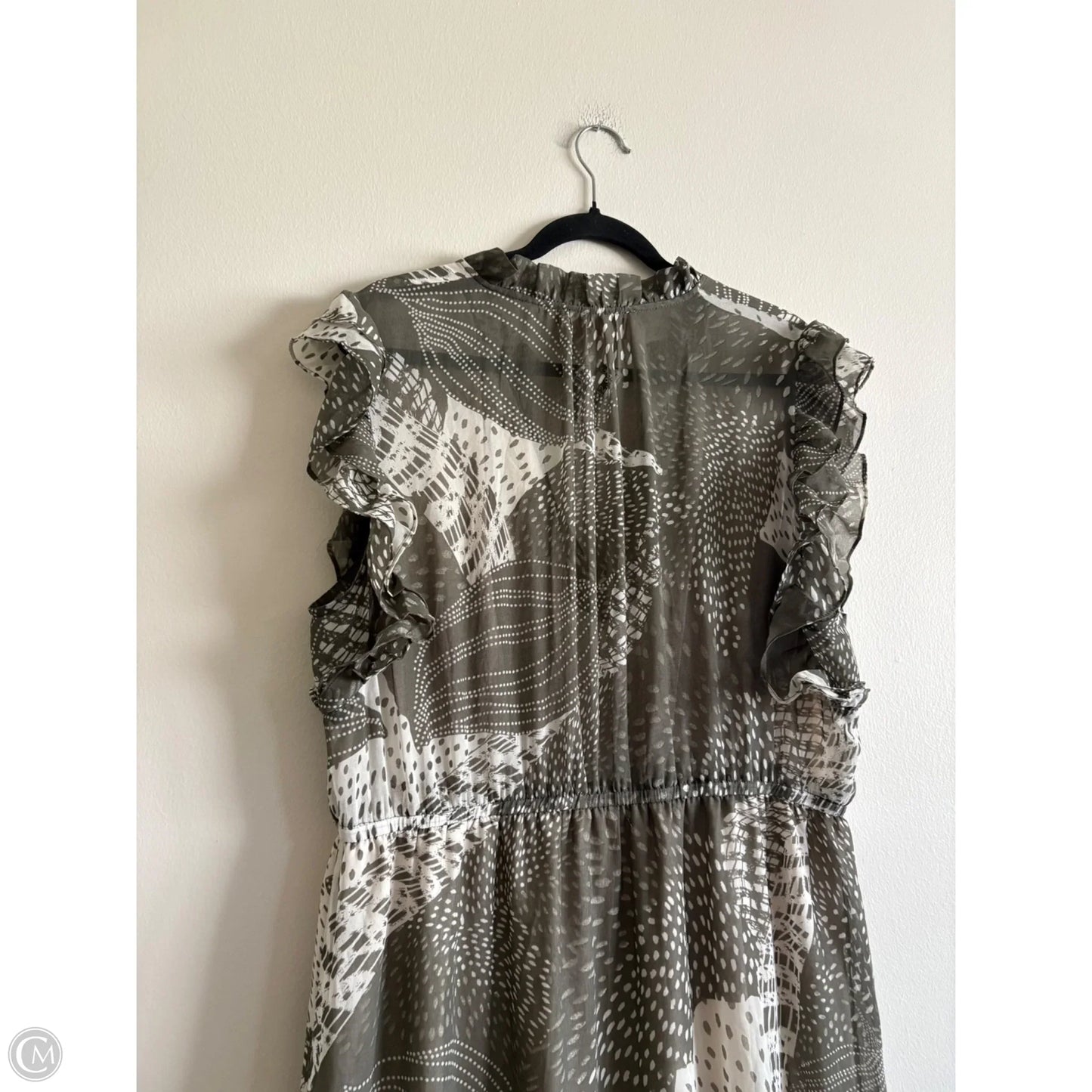Dress Casual Midi By Philosophy In Green, Size: 1x