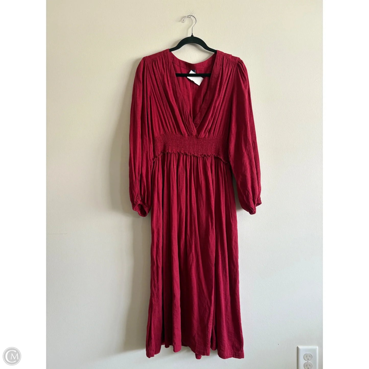 Dress Casual Maxi By Old Navy In Red, Size: L