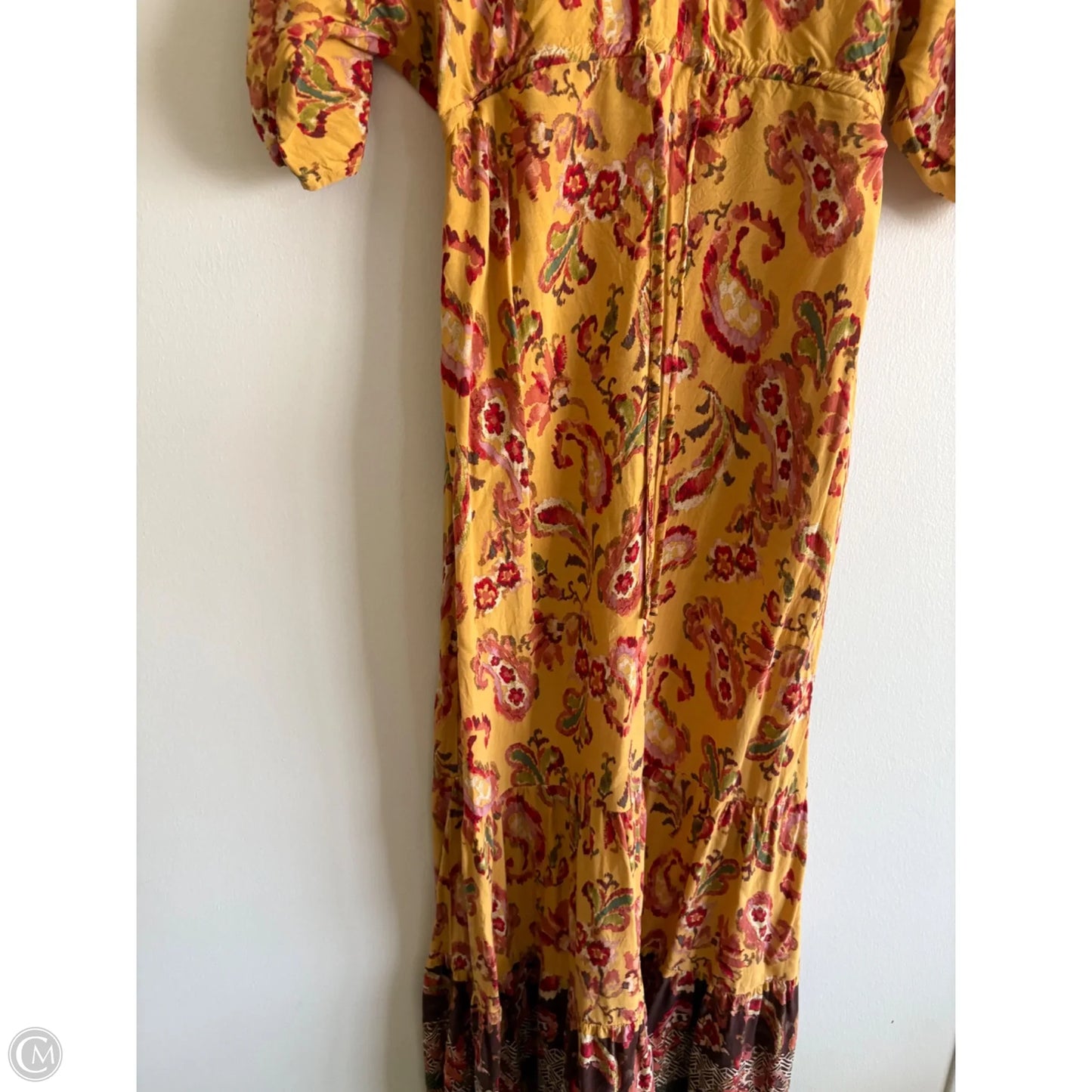 Dress Casual Maxi By Cato In Yellow, Size: Xsp
