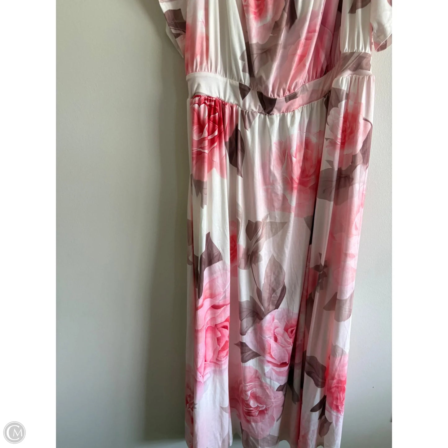 Top Long Sleeve By Terra & Sky In Green, Size: 1x