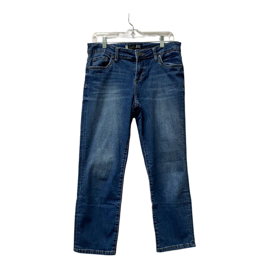 Jeans Straight By Kut In Blue Denim, Size:8