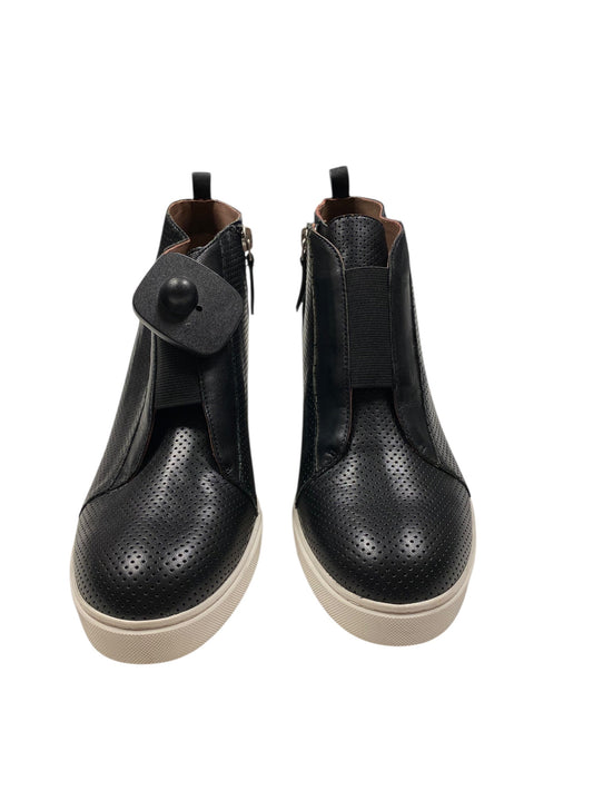 Shoes Heels Block By Cmc In Black, Size:8