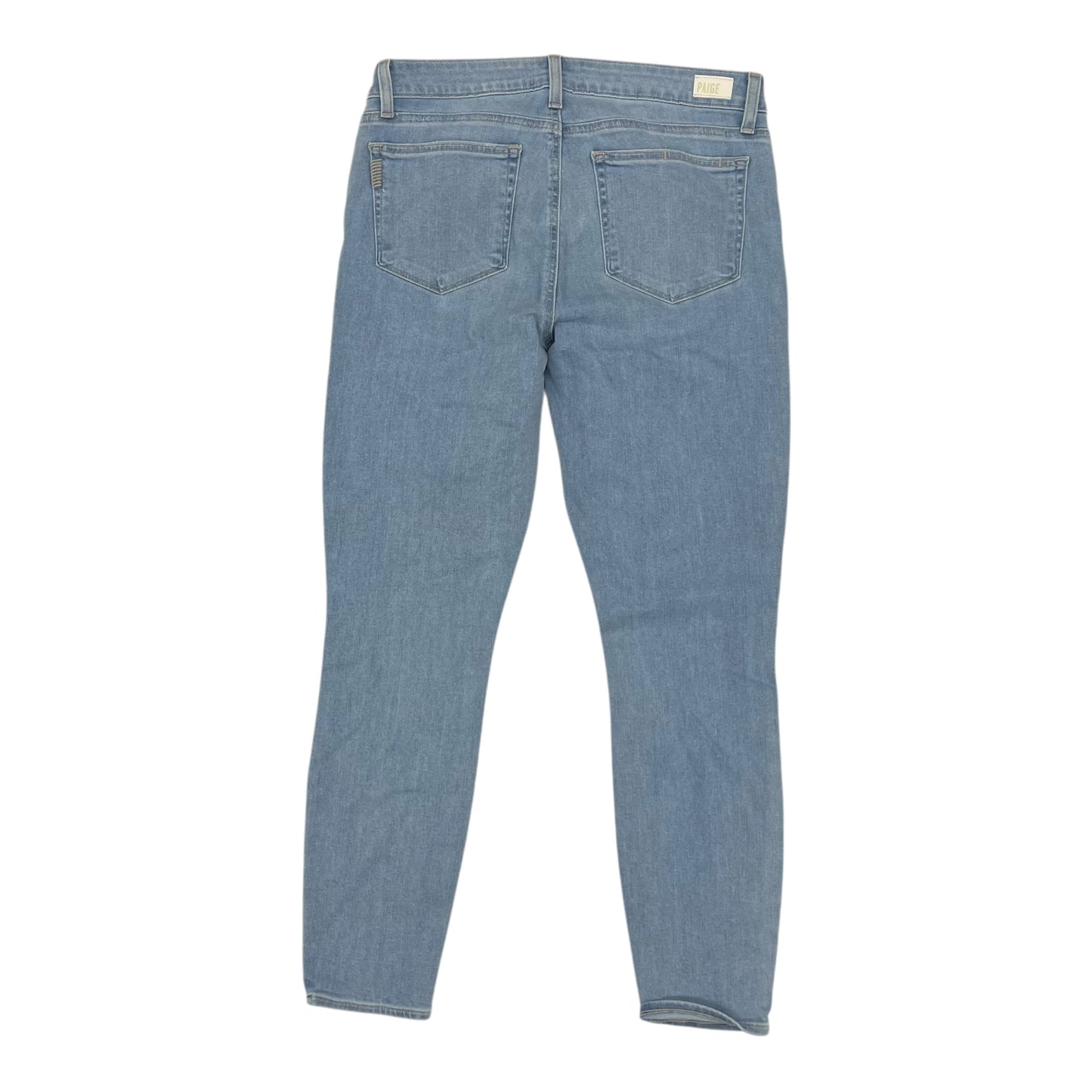Jeans Skinny By Paige In Blue Denim, Size:10