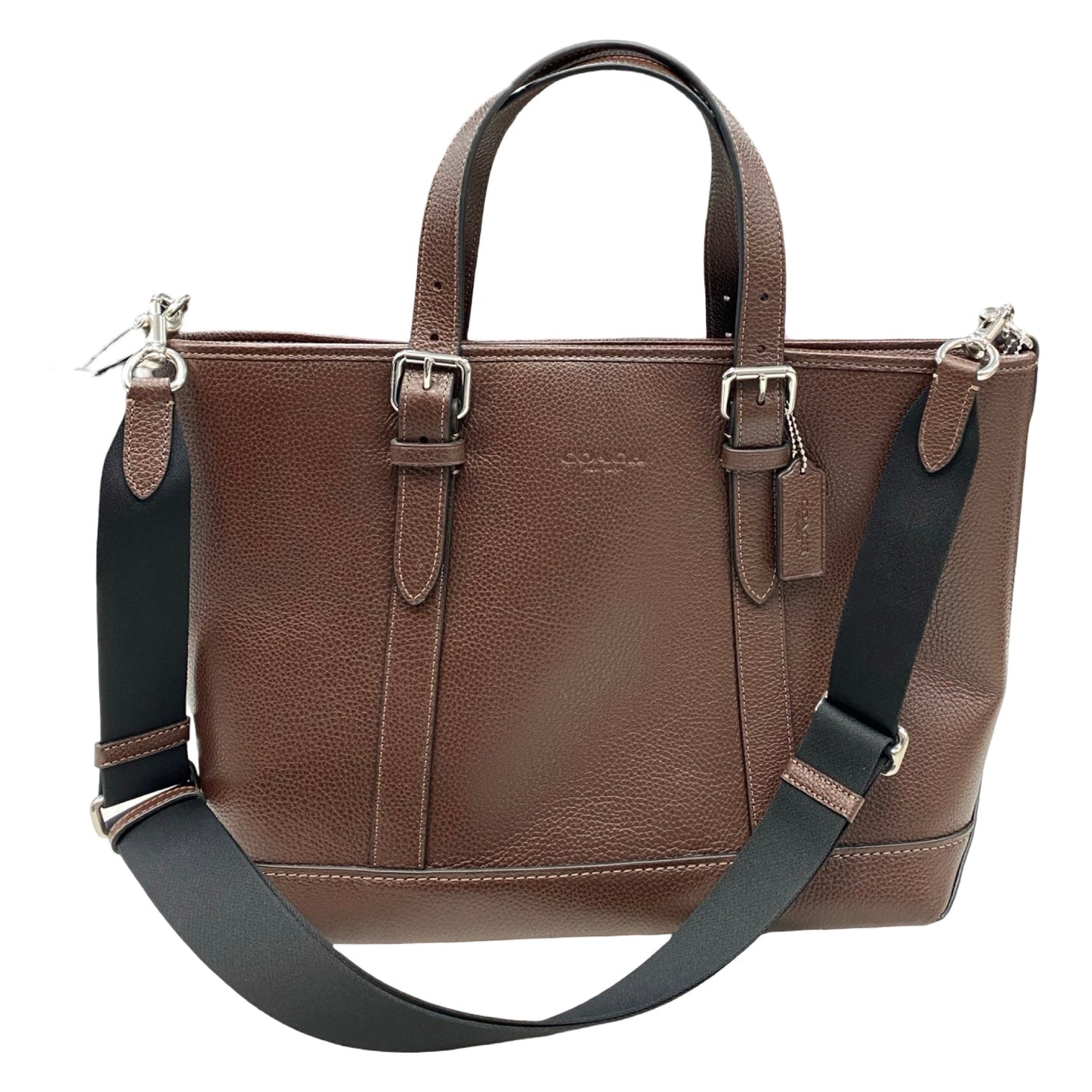 Handbag Designer By Coach In Brown, Size:Large