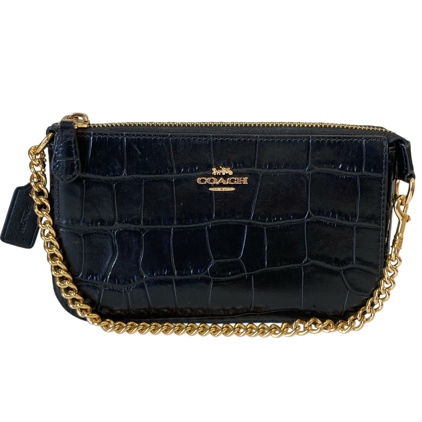 Handbag Designer By Coach In Black, Size:Small