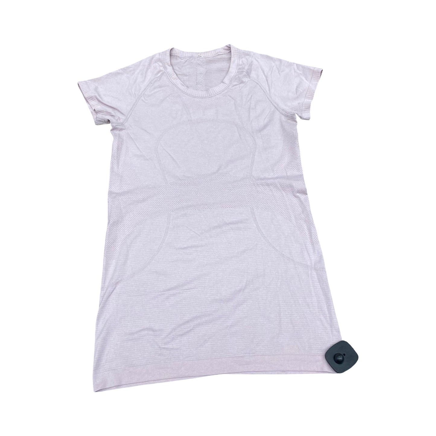 Athletic Top Ss By Lululemon In Pink, Size:8
