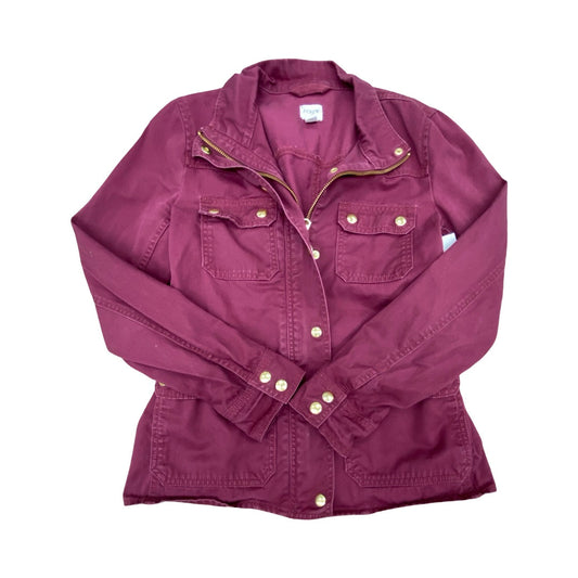 Jacket Other By J. Crew In Purple, Size:Xs