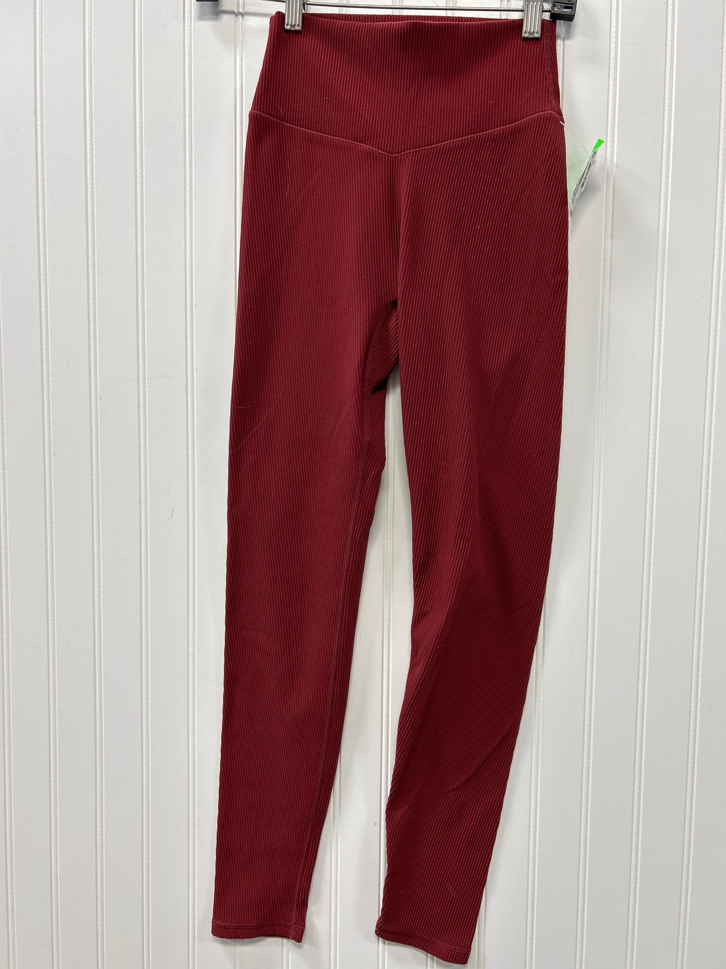 Athletic Leggings By Buffbunny In Red, Size:M