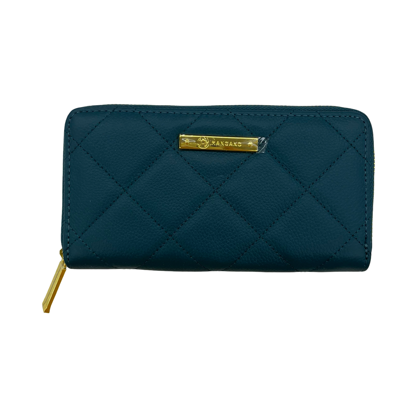 Wallet Leather By Clothes Mentor In Green, Size:Large