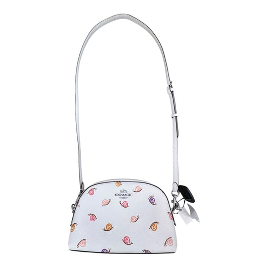 Handbag Designer By Coach In Cream, Size:Small