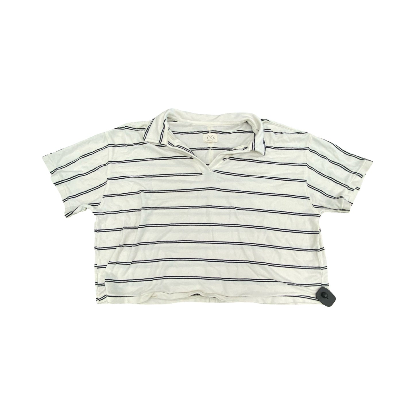 Top Ss By Thread And Supply In Black & White, Size:Xl