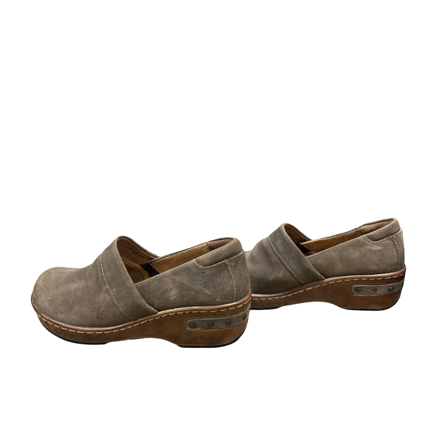 Shoes Heels Wedge By Born In Brown, Size:6.5