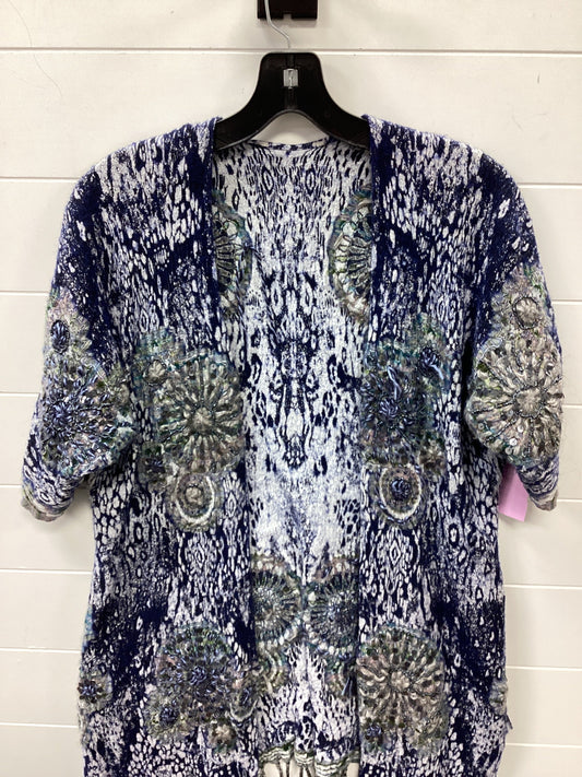 Sweater Cardigan By Mystree In Blue, Size:M