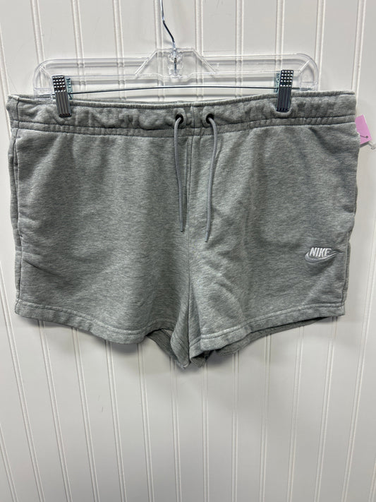 Athletic Shorts By Nike Apparel In Grey, Size:L