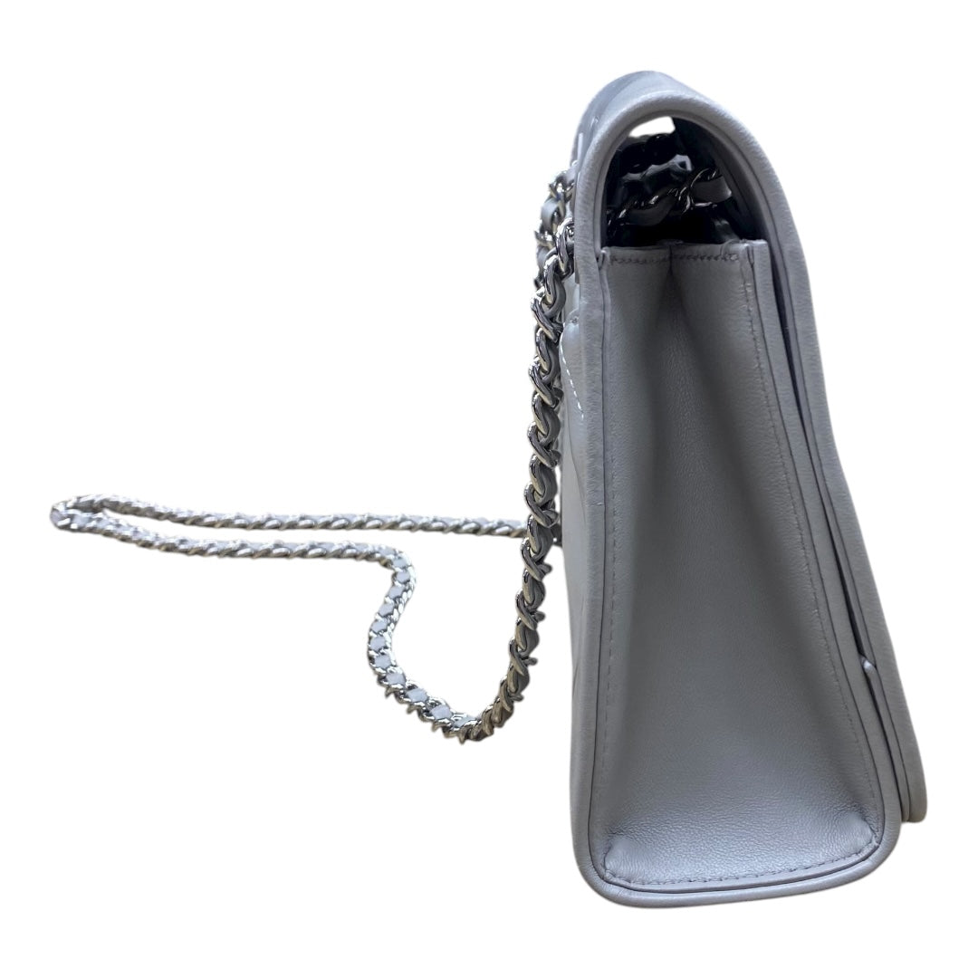 Handbag Designer By Tory Burch In Grey, Size:Small