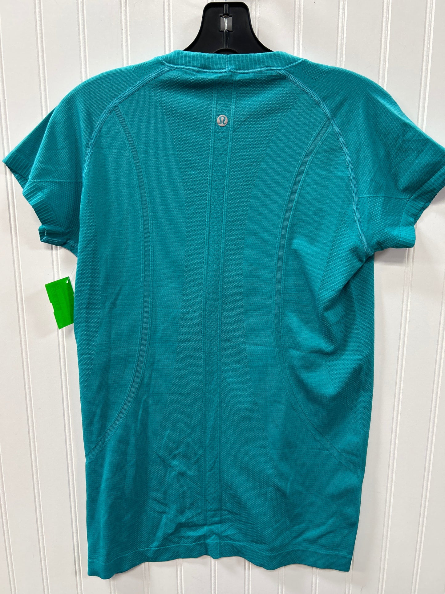 Athletic Top Ss By Lululemon In Blue, Size:10