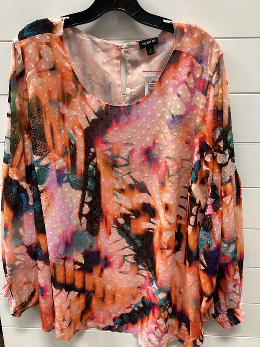 Top Ls By Torrid In Orange, Size:3X